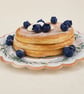 Fake Blueberry Pancake Stack Breakfast Dessert Decoration - Image 2