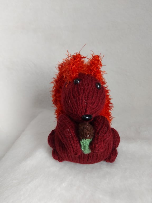 Bushy Tailed Red Squirrel Soft Toy or Chocolate Orange Cover