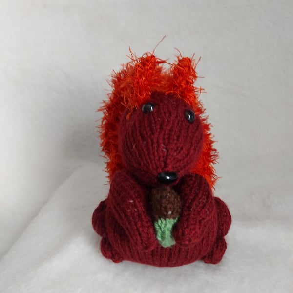 Bushy Tailed Red Squirrel Soft Toy or Chocolate Orange Cover