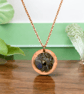 Labradorite Copper Geode Pendant - Free Postage - Image 3