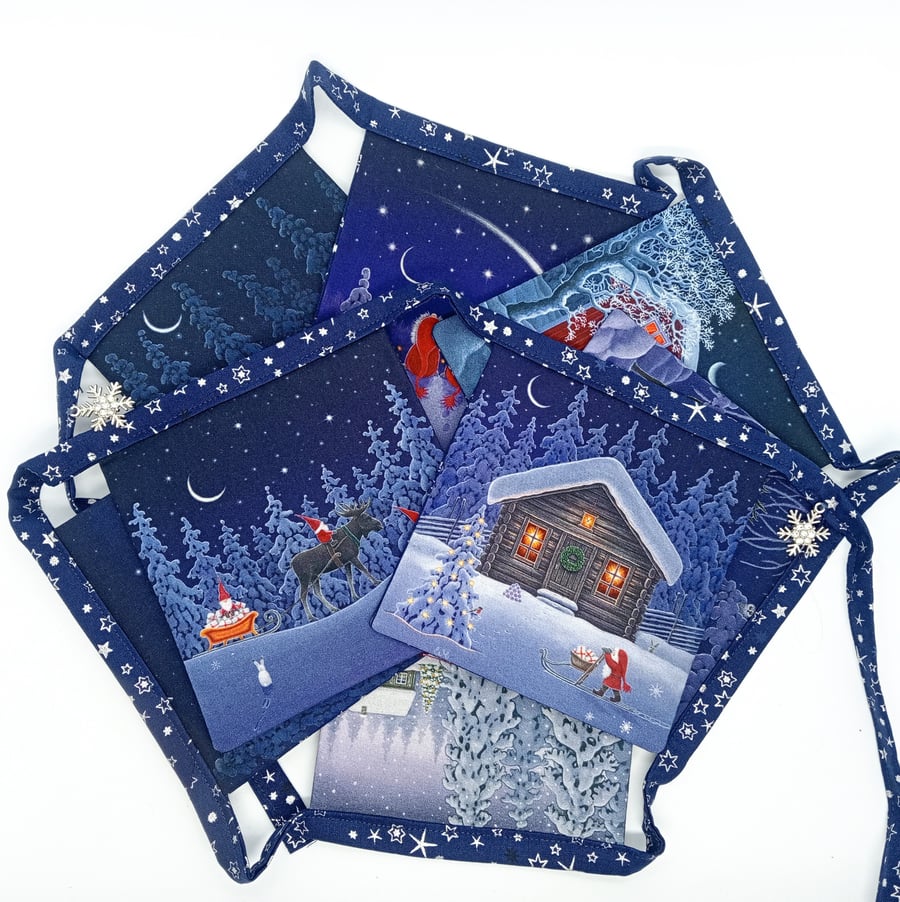 Christmas Bunting NO POSTAGE 362LF