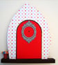 Mini Decorated Wooden Fairy Door - Image 4