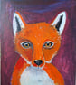 'Fox' Original Acrylic Painting on Canvas