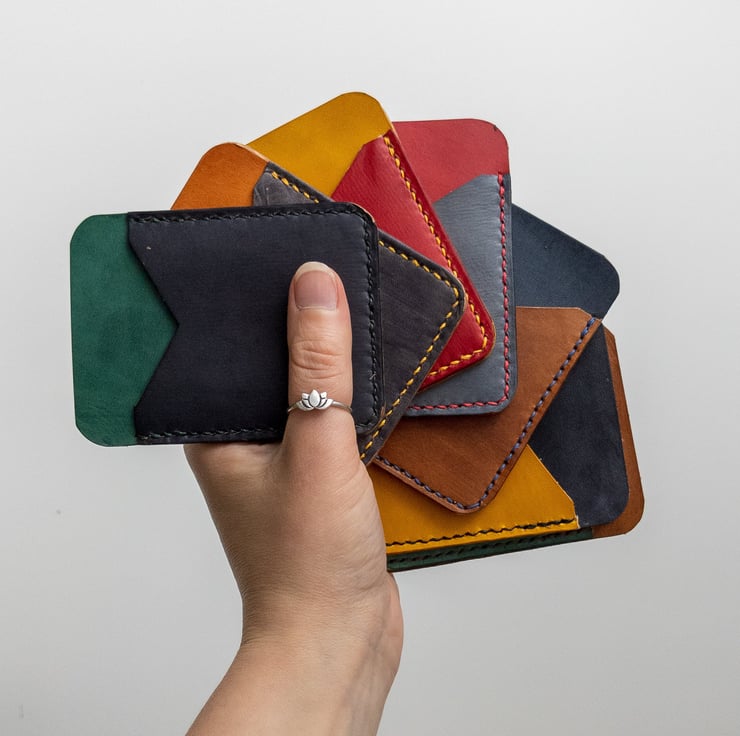 Personalised Leather Credit Card Holders  Card Holders & Wallets – Aurora  London