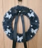 Faux fur & butterfly wreath