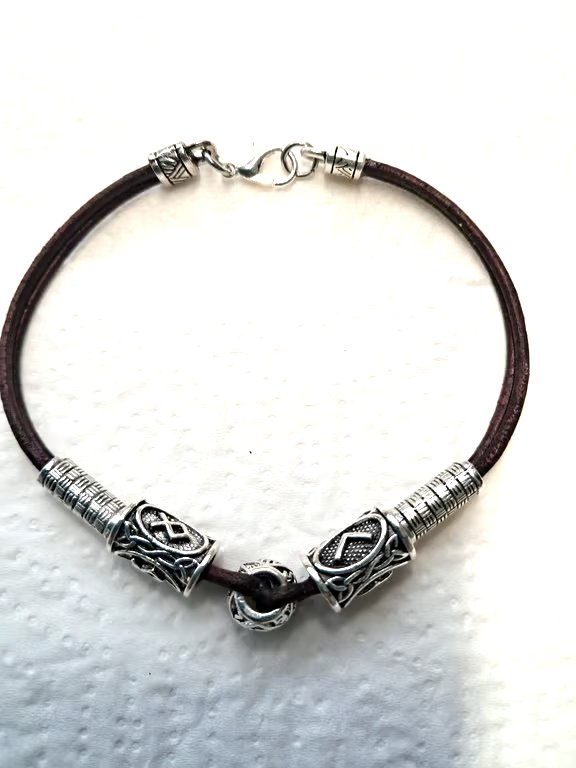 Viking Leather Bracelet 