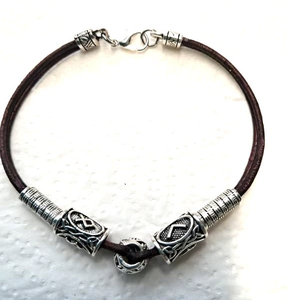 Viking Leather Bracelet 