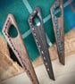 "An Darach Dubh" Ancient Bog Oak Kilt Pin HANDMADE - MADE TO ORDER - Image 3