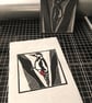 Lino Print - "Woodpecker" - Image 5