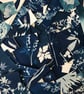 A Beautiful Bundle of Blue- Cyanotype Photogram off cuts.  - Image 4