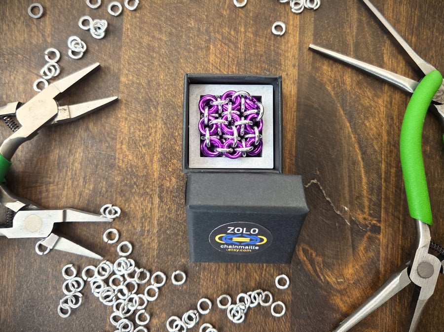 Chainmaille Fidget Cube