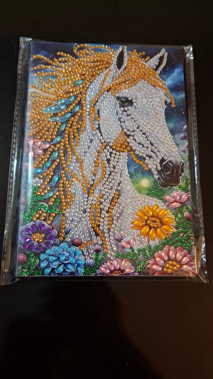 Diamond Art Note Book Horse A5