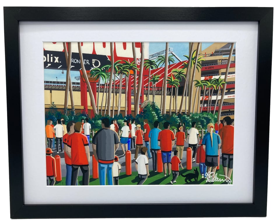 Tampa Bay. Framed & Unframed Fine Art Print, American Football, Stadium Gift