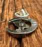 Owl Brooch Sterling Silver Tack Pin Brooch - Image 2
