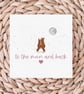 Fox Love Greeting Card, To the Moon and Back Anniversary Valentine's Day Card - Image 4