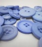 40g Mixed Light Blue Buttons - Image 2