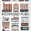 RICHMOND PUBS Cotton Tea Towel