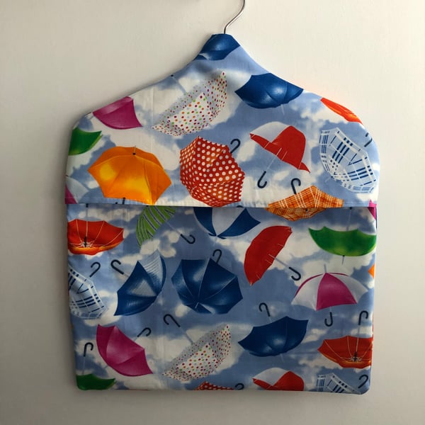 Hanging Lined Cotton Peg Bag