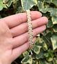 Ivory and Gold Macrame Bracelet - 14ct gold filled, Adjustable  - Image 2