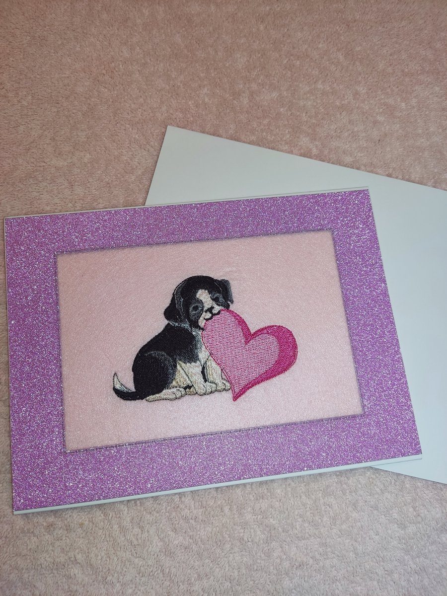 Puppy Love - Valentine's Day Card