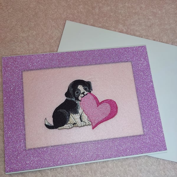 Puppy Love - Valentine's Day Card
