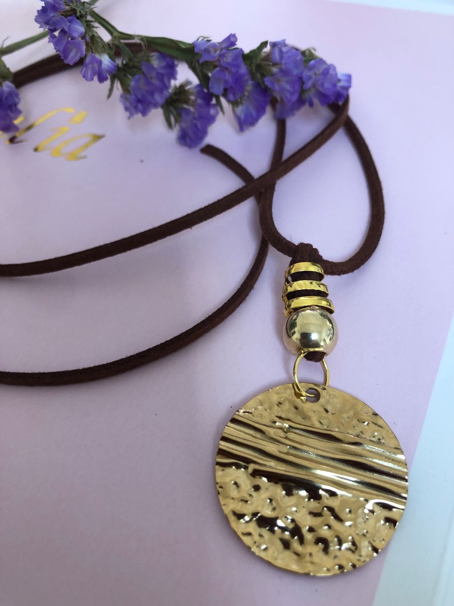 Boho beach style good coloured hammered Folksy