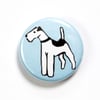 Fox Terrier Dog Badge