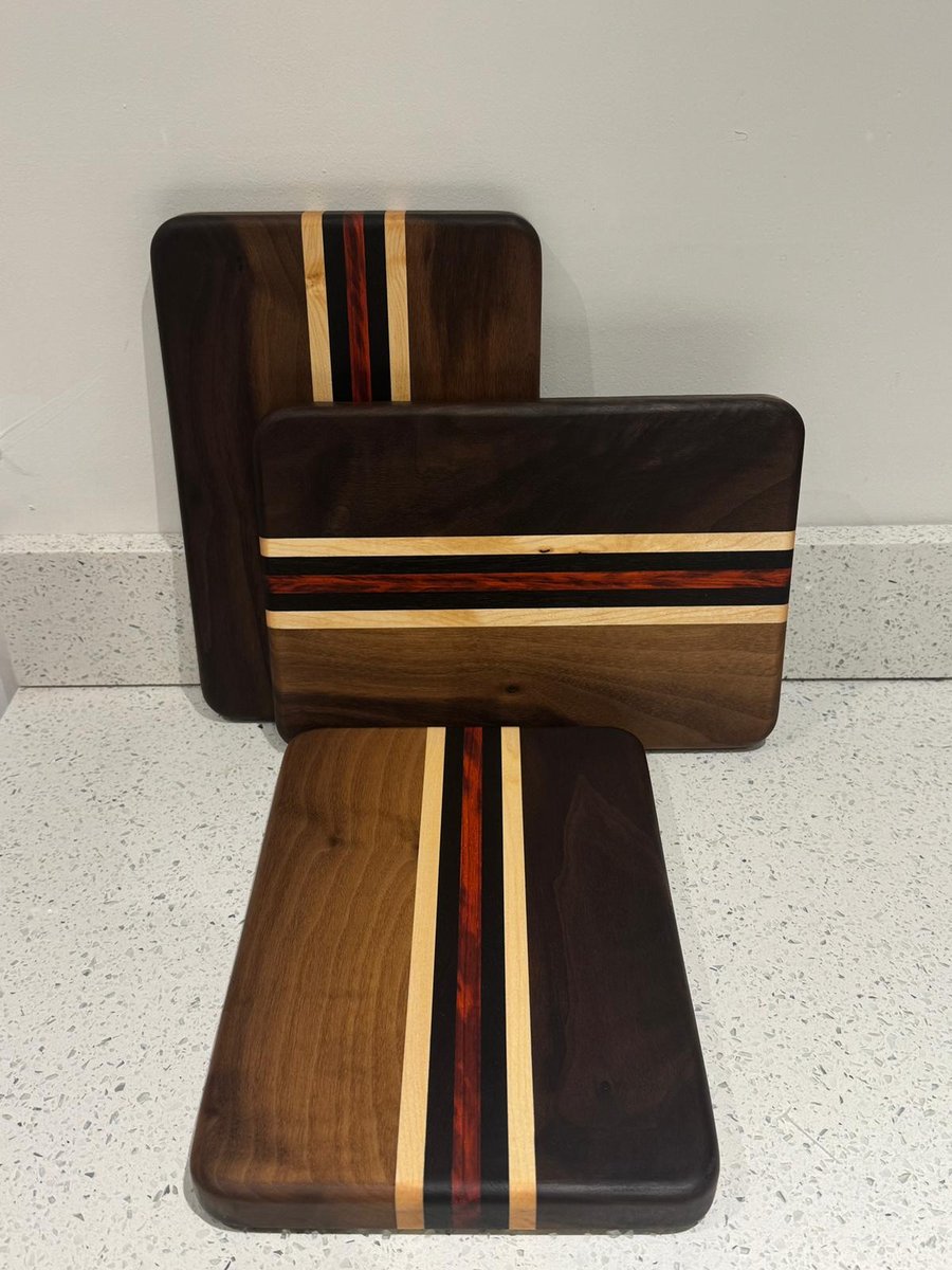 Serving Board - Walnut, Maple, Wenge & Padauk