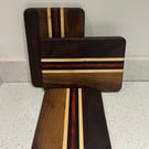 Serving Board - Walnut, Maple, Wenge & Padauk