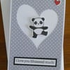 Sale - Panda Card - Love You This Much