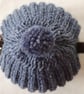 Large Tea Cosy, Brown Betty Compatible, Hand Knitted, Denim Blue - Image 6