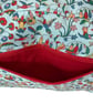 Large wash bag in Liberty cotton, floral toiletries bag with handles and pocket. - Image 5