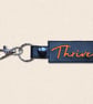 Thrive Keyring - Embroidered Positive Word Bag Charm - Image 3