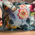 Tropical Bird Cushion with Oxford Edge