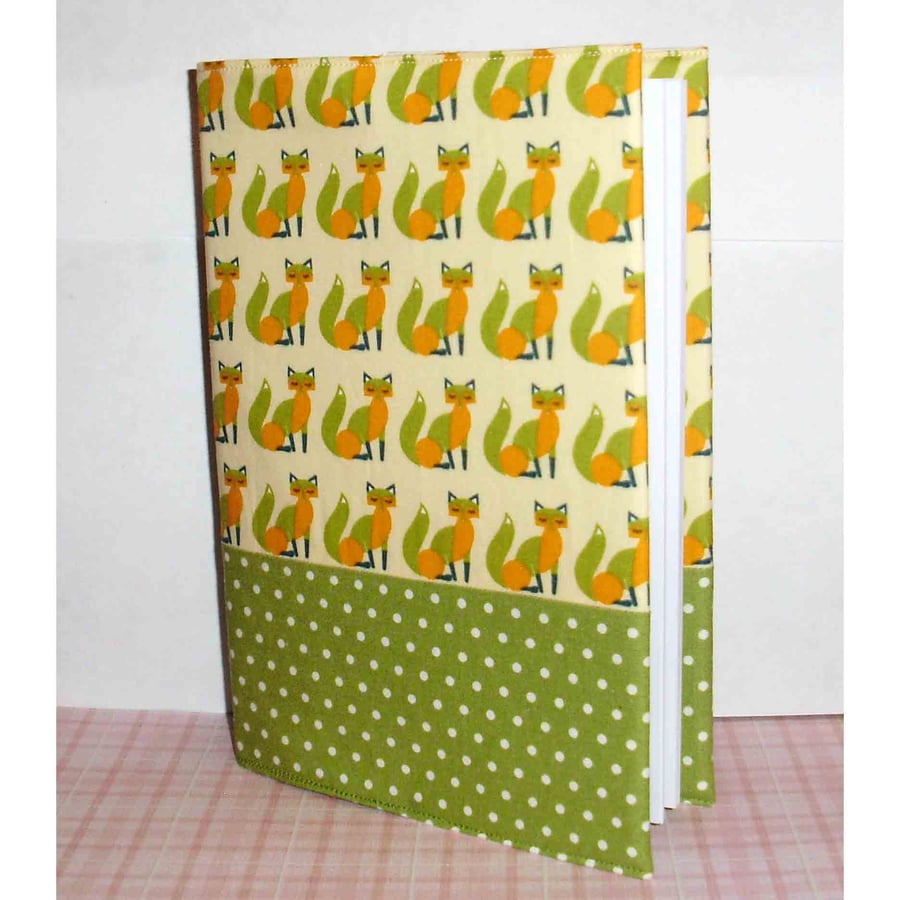 Diary fabric covered  2016 Foxes