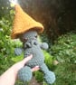 Amigurumi Crochet Mushroom Sprite "Summer Moss" 