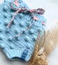 Billie Bloomers Wool Acrylic Blend Mint Blue - Image 3