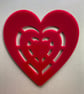 Acrylic Heart Coasters Set of Four or Six V3 - Image 2
