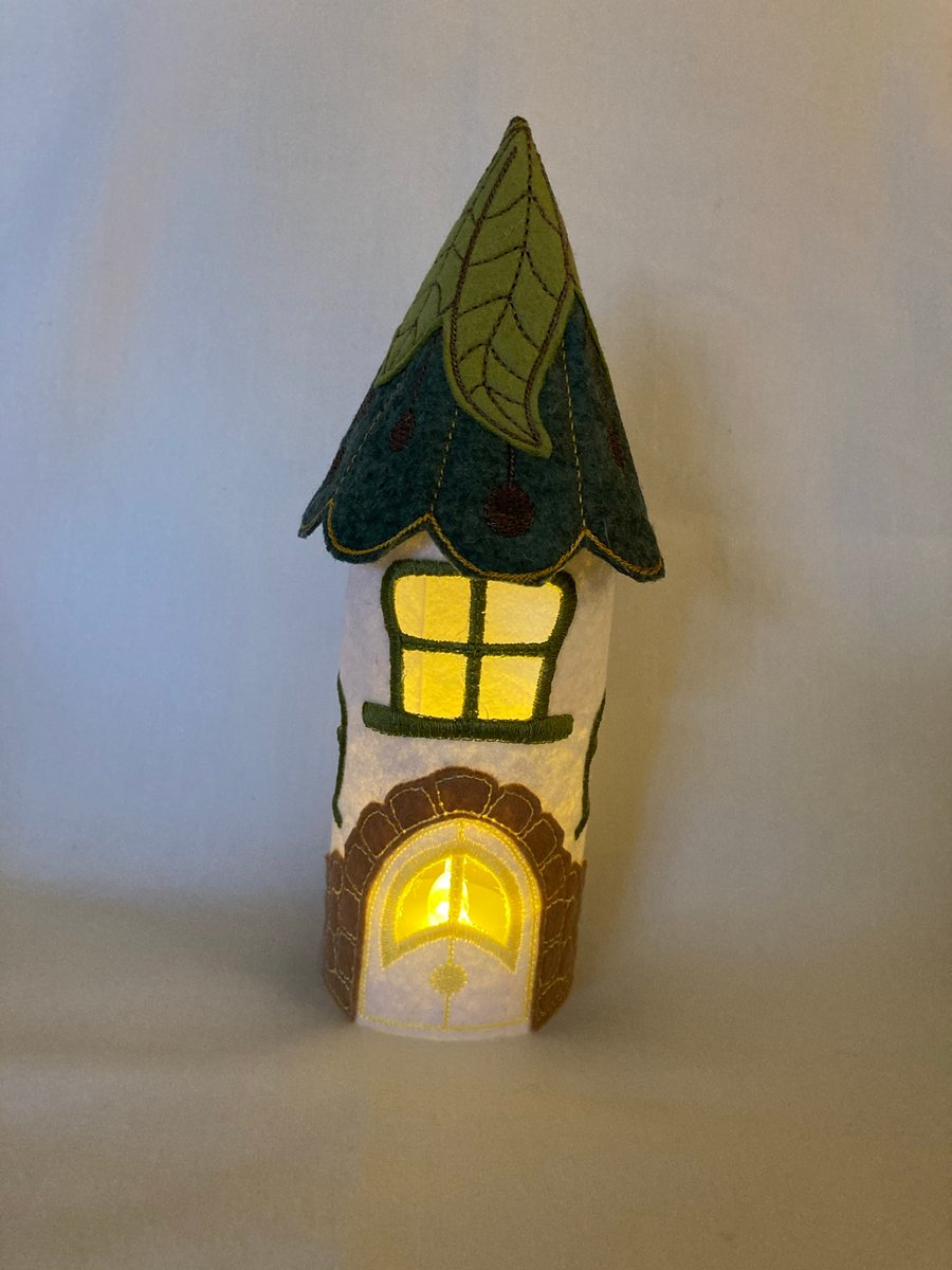 Tea light Fairy house 