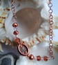 Vintage Rose Crystal And Rosegold Chain Anklet - Image 1