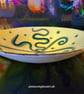 Handmade Thin Fused Glass "Squiggle" Bowl - Image 4