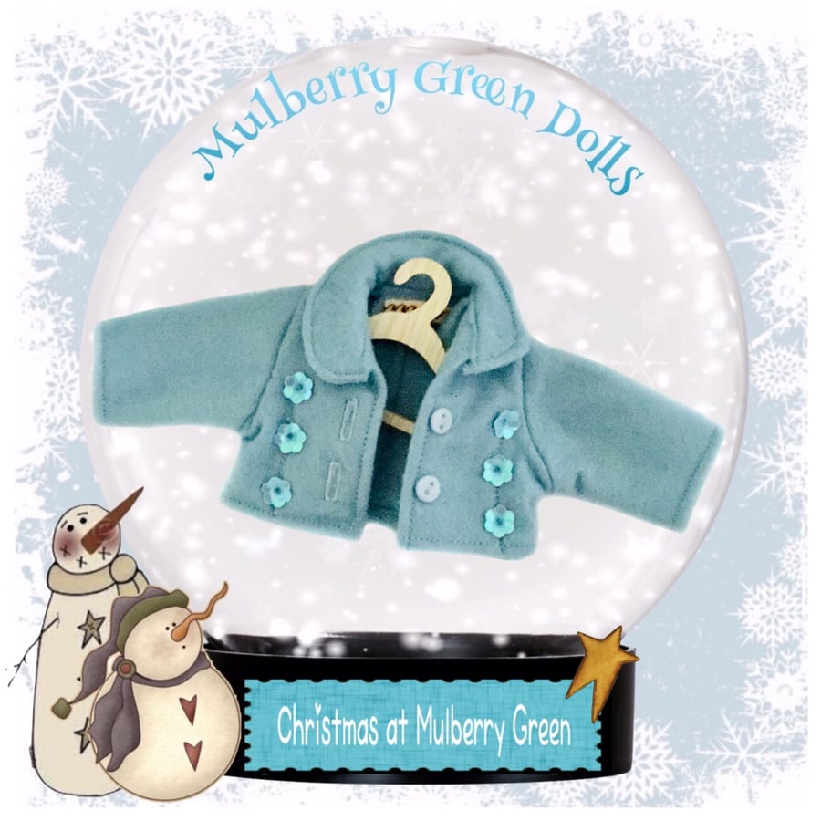 Pale Blue  Regency Style Spencer Jacket