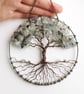 Fluorite Tree of life Sun Catcher, Wire wrapped tree ornament, window decoration - Image 4