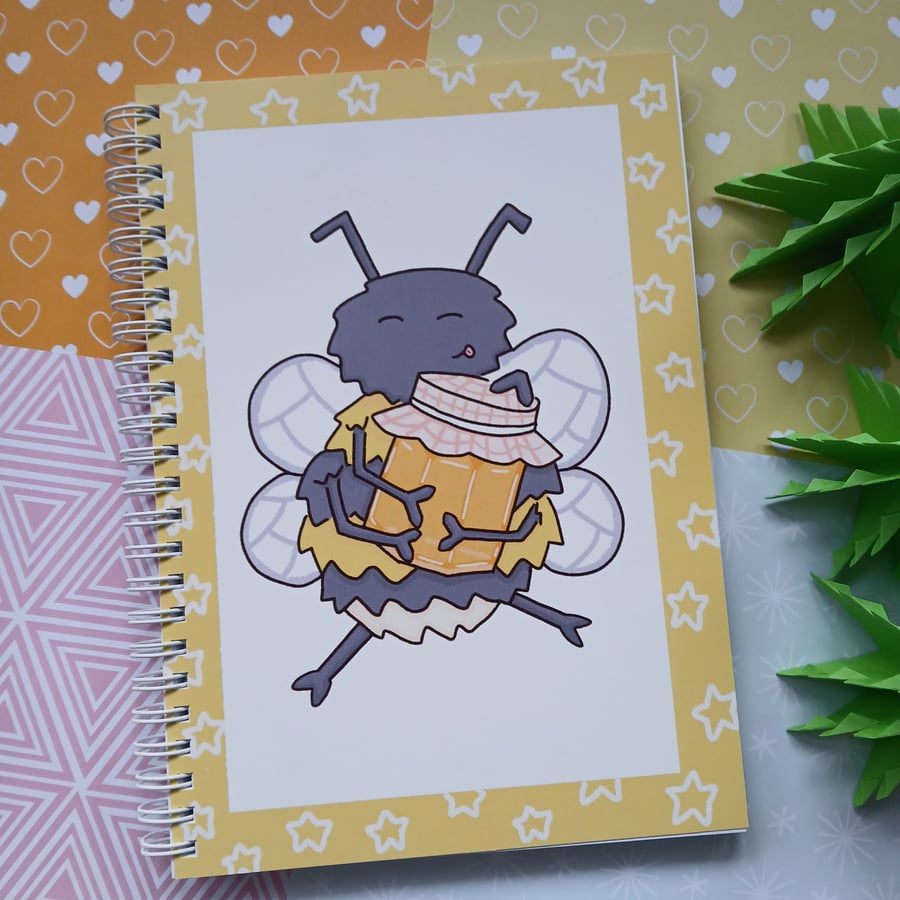 Bumble Bee 150 Page Plain Notebook
