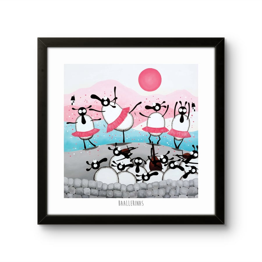 Baallerinas - 10" print