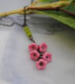 Pink flowers necklace - Image 3