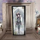 Greeting Card - Left blank for your own  message - Steampunk Girl C270