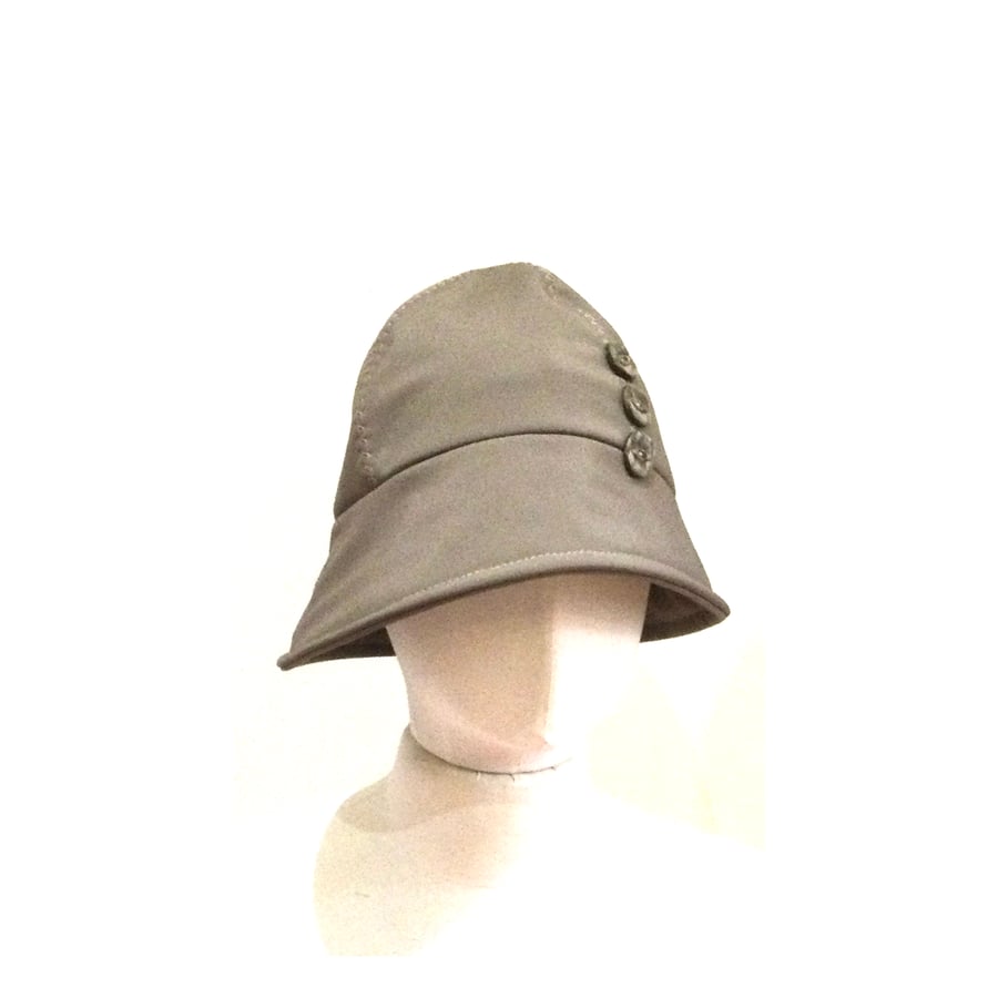 Rain Hat Taupe Soft Shell