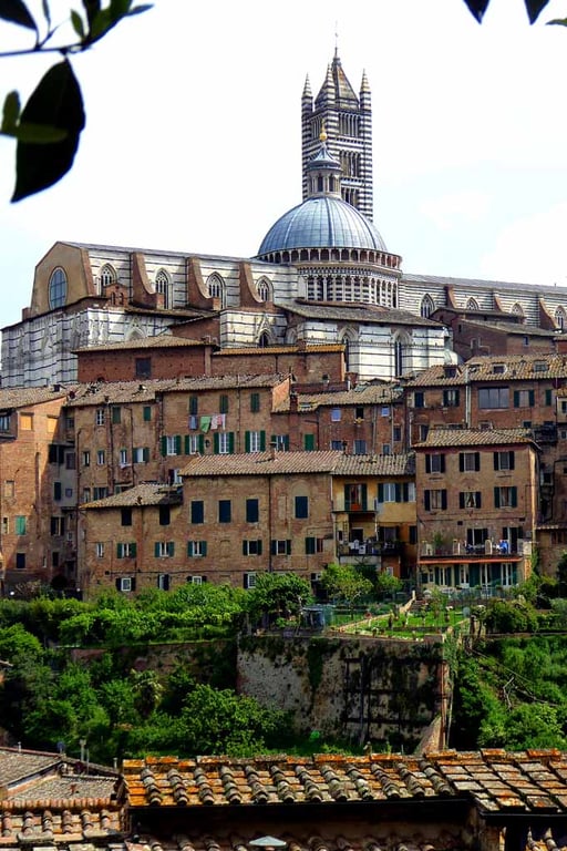 Siena Skyline Cityscape Tuscany Italy Photograph Print