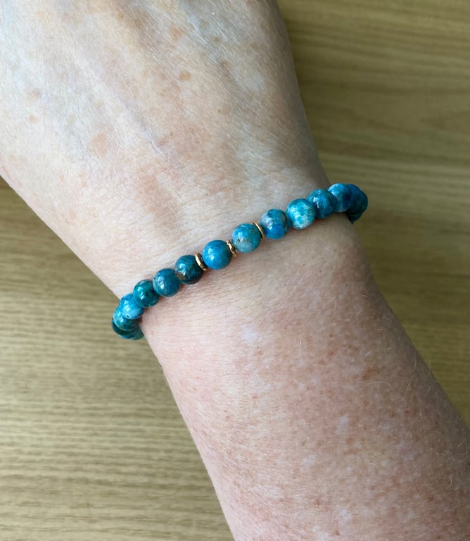 Blue Apatite Energy Bracelet
